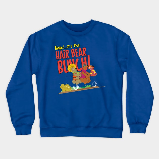 Hair Bear Bunch Crewneck Sweatshirt by santanafirpo